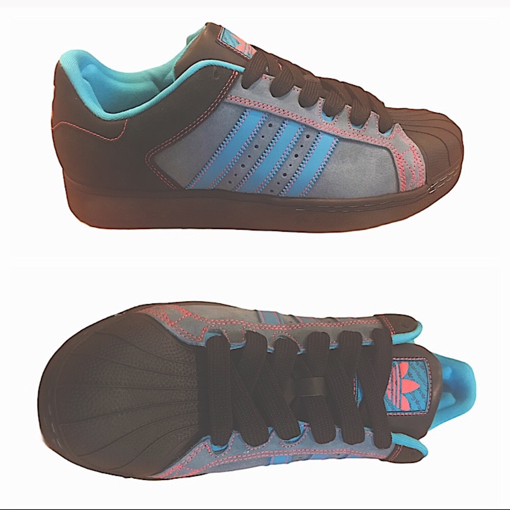 Adidas Superstar suede skateboard shoes w/o tags.
